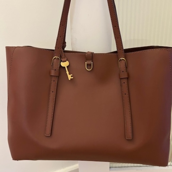 Fossil Handbags - Vegan Fossil Super-Cute Faux Leather Shoulder Bag